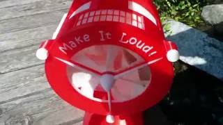 Air Raid Siren  hand crank version 2  Test [upl. by Halonna]