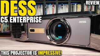 This Projector Is IMPRESSIVE  DESS C5 Enterprise Projector Review [upl. by Aleahcim989]