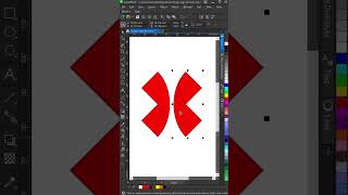 Como criar Design de Logo com a letra x em vetor no CorelDRAW 135 shorts [upl. by Dierolf]