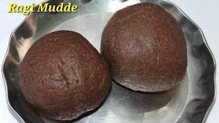 Ragi Mudde Recipe in Kannada ಮೃದುವಾದ ರಾಗಿ ಮುದ್ದೆ  Finger Millet Ball in Kannada  Rekha Aduge [upl. by Oeramed]