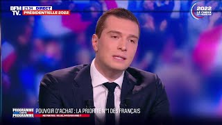 Retraites le vif échange entre Jordan Bardella et Gérald Darmanin sur le nombre dannuités [upl. by Eittol]