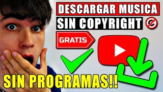 ✅ Cómo DESCARGAR MÚSICA de YOUTUBE audio GRATIS a tu PCCelular SIN PROGRAMAS 2024 👉Fácil y Rápido [upl. by Noitna]