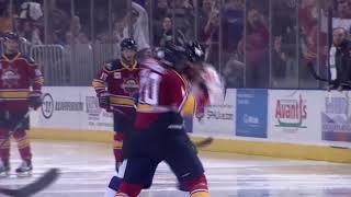 VIDEO Rivermen Mike Economos fight [upl. by Gleason]