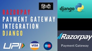 Razor pay payment gateway integration Django  how to integrate razor pay with Django [upl. by Ahtikal]