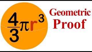 Understanding the Volume of a Sphere Formula Using High School Geometry [upl. by Nora]