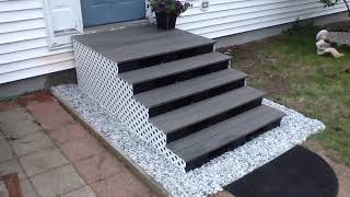 Repurposed plastic pallet steps project completed and installed [upl. by Gilberta480]