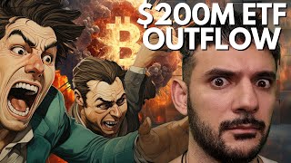 SURPRISE 200M BITCOIN ETF OUTFLOW [upl. by Nyrek710]