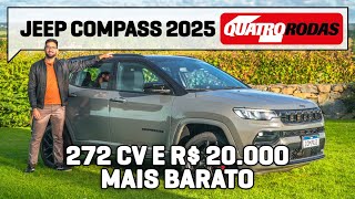 Jeep Compass 2025 com 20 TURBO da Rampage ANDA MUITO e está MAIS BARATO [upl. by Suryc]