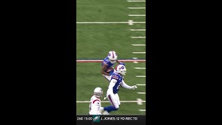 Rasul Douglas intercepts the Bailey Zappe pass vs New England Patriots [upl. by Nonnaehr]