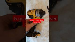 Is your DCF887 Impact driver doing this 🛠dewalt repair shorts youtubeshorts [upl. by Nawat996]