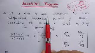 Jacobin theoremengineering mathematics [upl. by Alarice266]