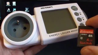 Voltcraft Energy Logger 4000F  oprogramowanie software voltsoft client [upl. by Scrope]