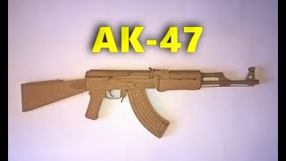 AK 47 out of Cardboard [upl. by Suhsoj307]