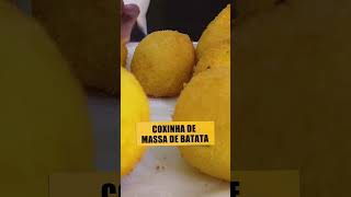 Receita fácil de COXINHA DE MASSA DE BATATA shorts [upl. by Tomas802]