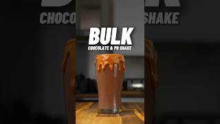 The BEST Chocolate amp PB Bulking Shake 💪🏽🥤OVER 1000 calories with 62g Protein bulking recipe [upl. by Vullo]