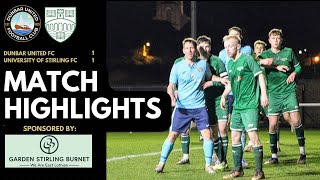 HIGHLIGHTS  vs University of Stirling FC  East of Scotland Qualifying Cup Round 5  270224 [upl. by Eneri]