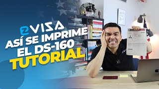 ¿Cómo imprimir tu formulario DS160 EZ Visa [upl. by Berkly]