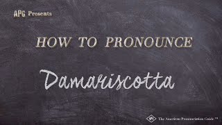 How to Pronounce Damariscotta Real Life Examples [upl. by Erdnaxela729]