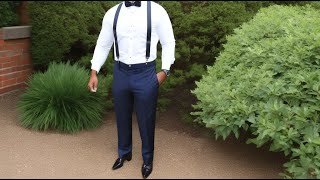 How to Wear Suspenders for Men Mastering Style and Attachment [upl. by Felita625]