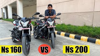 2023 Bajaj Pulsar Ns 160 VS Bajaj Pulsar NS 200 E20 Which Is Better In Price Mileage Features [upl. by Eislek]