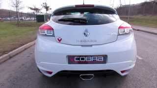 Renault Mégane RS250 Cat Back Performance Exhaust System by Cobra Sport [upl. by Nylac754]