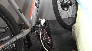 hacking a carrera e spec electric bike to run a throttle and speed hack [upl. by Lenej]