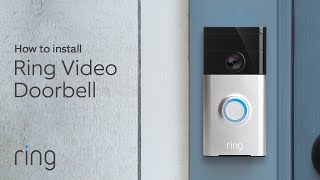 How To Replace a Wired Doorbell with Ring Video Doorbell DiY Install  Ring [upl. by Ko]