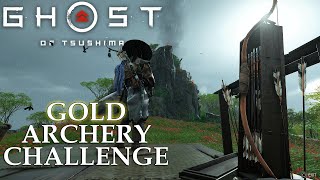 Ghost of Tsushima How To Get Gold on Every Archery Challenge  Iki Island Expansion [upl. by Charron218]