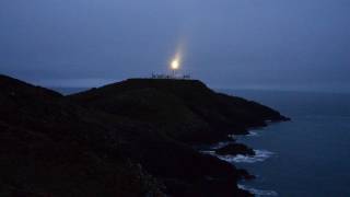 Strumble Head Lighthouse at night [upl. by Imehon]