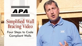 Simplified Wall Bracing Four Steps to CodeCompliant Walls [upl. by Jaworski]