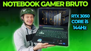 ESSE NOTEBOOK GAMER TEM UMA RTX 3050 e é RESISTENTE ANÁLISE F15 TUF GAMING [upl. by Eissirhc755]