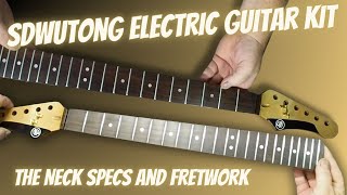 What You Need to Know About the Swutong Stratocaster Guitar Kit  Neck Specs and Fretwork [upl. by May748]