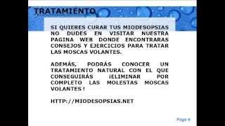 Miodesopsias  Causas y tratamiento para las miodesopsias [upl. by Yrred]