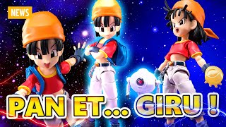 ENFIN LE TRIO RÉUNI  SHFiguarts de Pan et Giru Dragon Ball GT  News [upl. by Bronson]