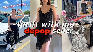 Y2K THRIFT WITH ME  FULL TIME DEPOP SELLER 🧚‍♀️🎀🍒 [upl. by Nairbal]