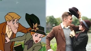 Couple Adorably ReCreate 101 Dalmatians Scene for Engagement Photos [upl. by Dennard]