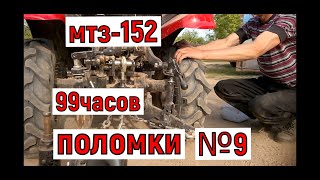 МТЗ152 quotБЕЛАРУСquot Поломки с нуля Разболтались колёса вместе со ступицами 99 часов наработки [upl. by Ahsetra]