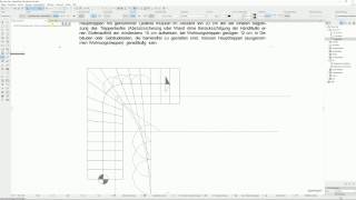 Archicad20 2D Stiegenkonstruktion Viertelgewendelte Stiege Evolvenmethode nach OIB Teil4 [upl. by Ayatnwahs]