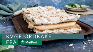 Verdens beste Kvæfjordkake  MatPrat [upl. by Nabalas]