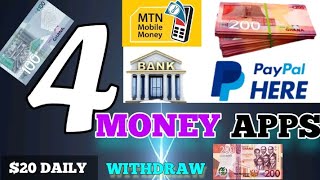 How to make ¢200 online in Ghana through Mobile Money with 4 secret appsonlineearning [upl. by Suhpesoj]