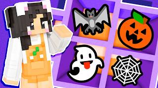 💜Minecraft BUT Every Room is a Different HALLOWEEN EMOJI [upl. by Ettevroc]