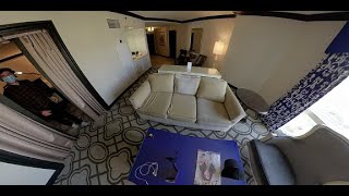 Paris Hotel amp Casino  Las Vegas  Virtual 360 Room Tour  Burgundy Executive Suite [upl. by Epolulot231]