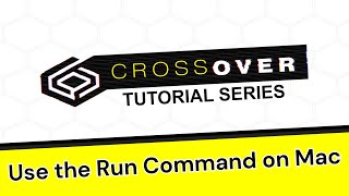 Using the Run Command to Set Up Windows Applications in CrossOver Mac [upl. by Shermie726]