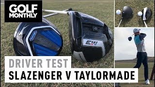 £50 vs £479 Driver Test I Slazenger vs TaylorMade I Golf Monthly [upl. by Ahsie531]