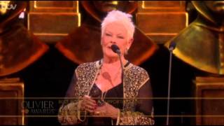 Judi Dench in the 2016 Olivier Awards [upl. by Nilauqcaj947]