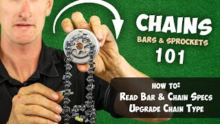 Chainsaw Chains Bars amp Sprocket  EXPLAINED [upl. by Lubow397]