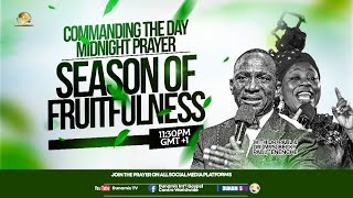 MID NIGHT PRAYER COMMANDING THE DAYSEASON OF FRUITFULNESS 07042024 [upl. by Hannahs778]