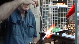 Dougall Meloney of Sarnia does a glass blowing demo in WBurg [upl. by Li287]