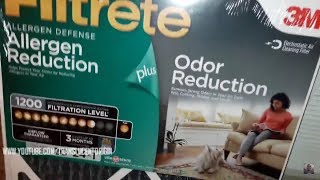 UNBOXING  3M Filtrete Allergen  Odor Reduction HVAC Furnace Air Filter 1200 MPR [upl. by Feinstein]