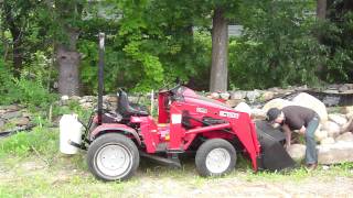 1995 Honda 5518A4 MultiPurpose Tractor 4WD4WS [upl. by Lunnete]